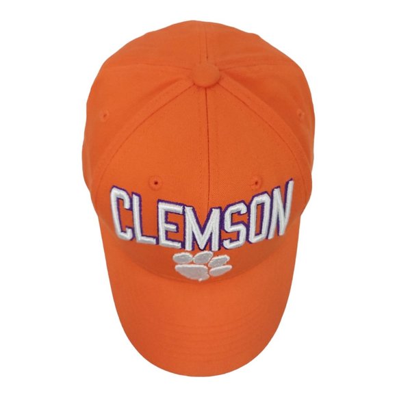 Top Of The World Clemson Tigers 3D Logo Snapback Cap Trucker Baseball Hat Orange - Picture 12 of 13